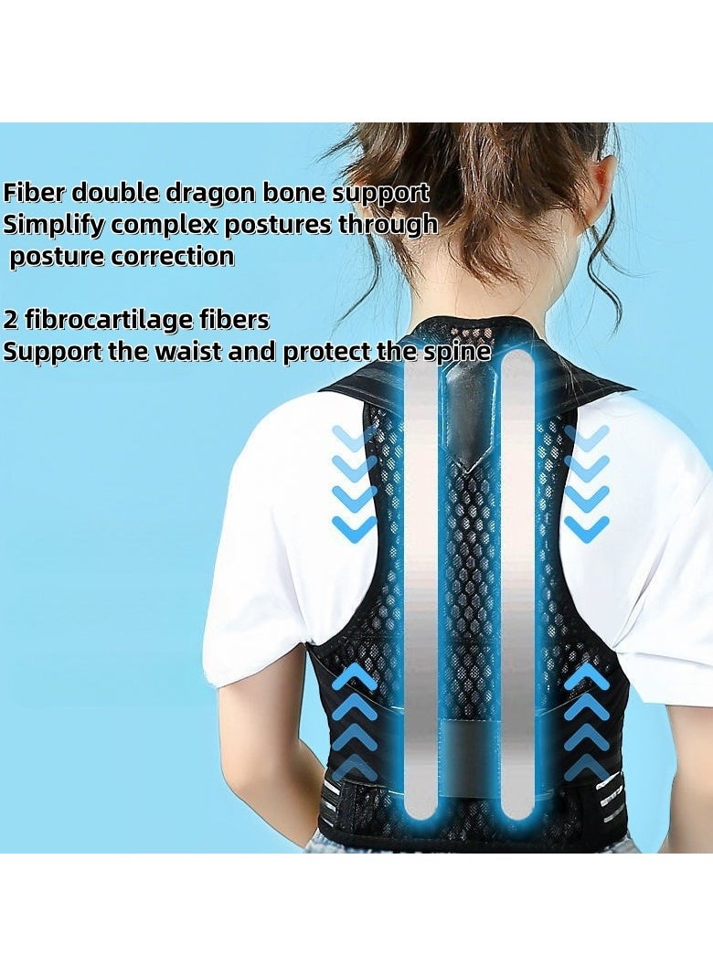 Invisible Open Shoulder Strap Straightening Strap With Adjustable Straight Back And Waist Protection