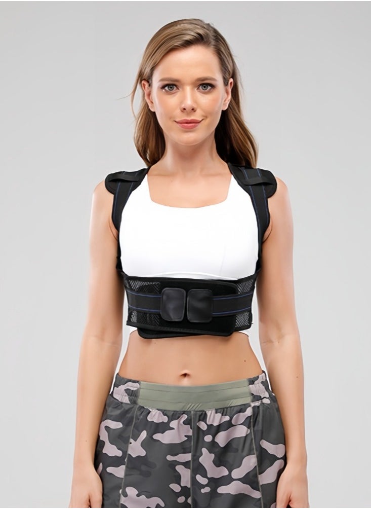 Anti Hunchback Shoulder Opening And Waist Protection Back Support Upright Posture Belt