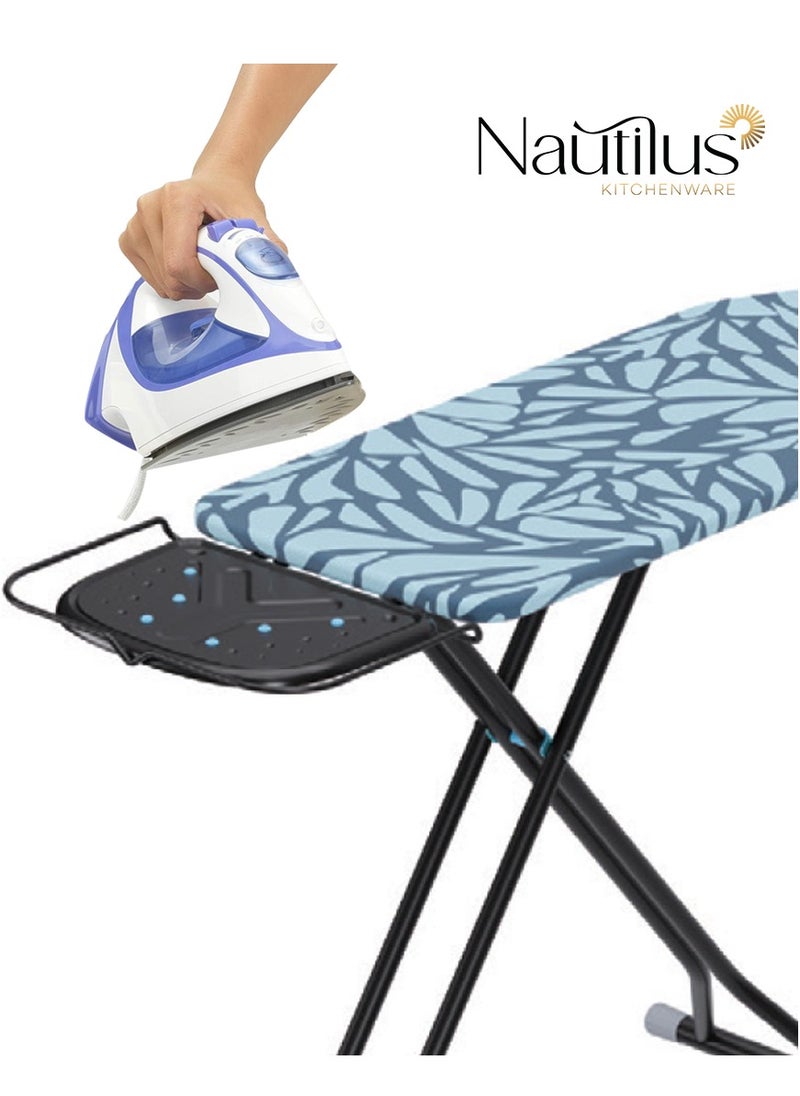 Nautilus Monoblock Ironing Board 122Cm X 43Cm - Steel