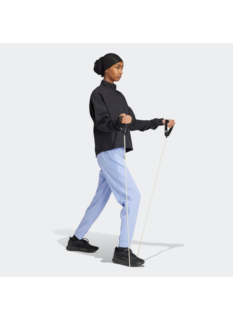 Pacer All Gym Tonal 3 Stripes Woven Jacket