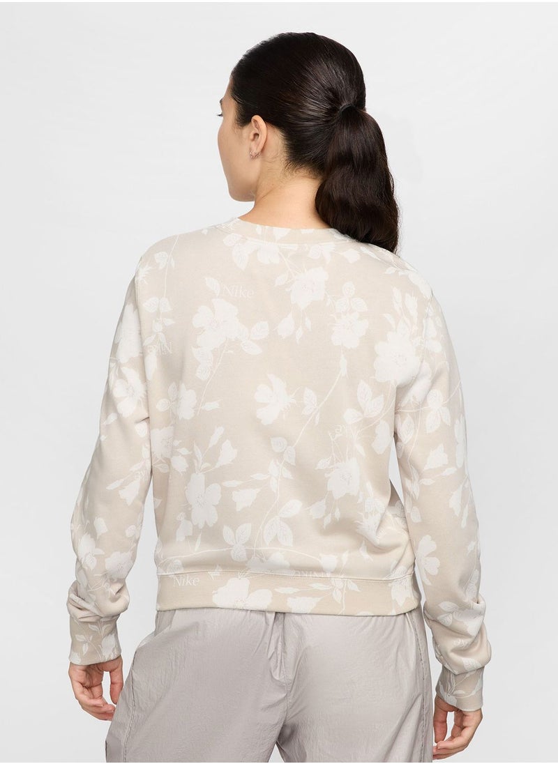 Nsw All Over Printed Sweatshirt