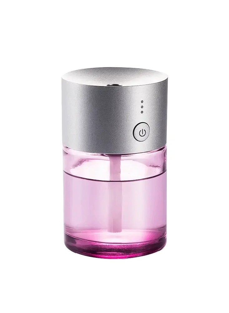 Glass S Portable Fragrance Diffuser for Cars & Desktop – USB-Powered, and Motion-Activated with 1 Year Warranty