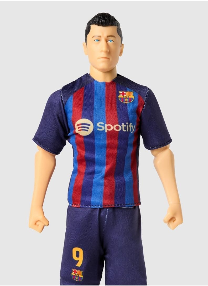 FC Barcelona Collectible Football Figure - Robert Lewandowski, 30cm