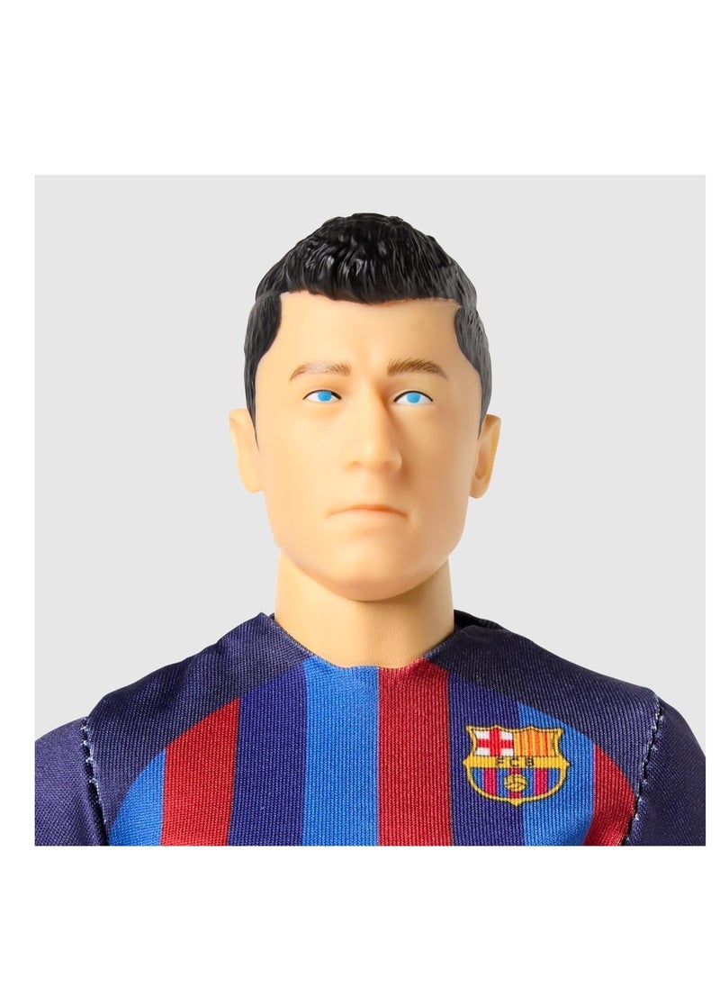 FC Barcelona Collectible Football Figure - Robert Lewandowski, 30cm