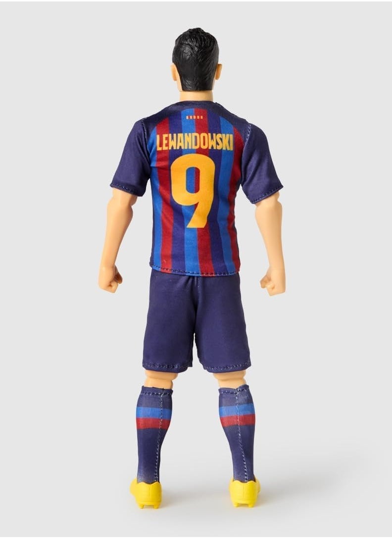 FC Barcelona Collectible Football Figure - Robert Lewandowski, 30cm