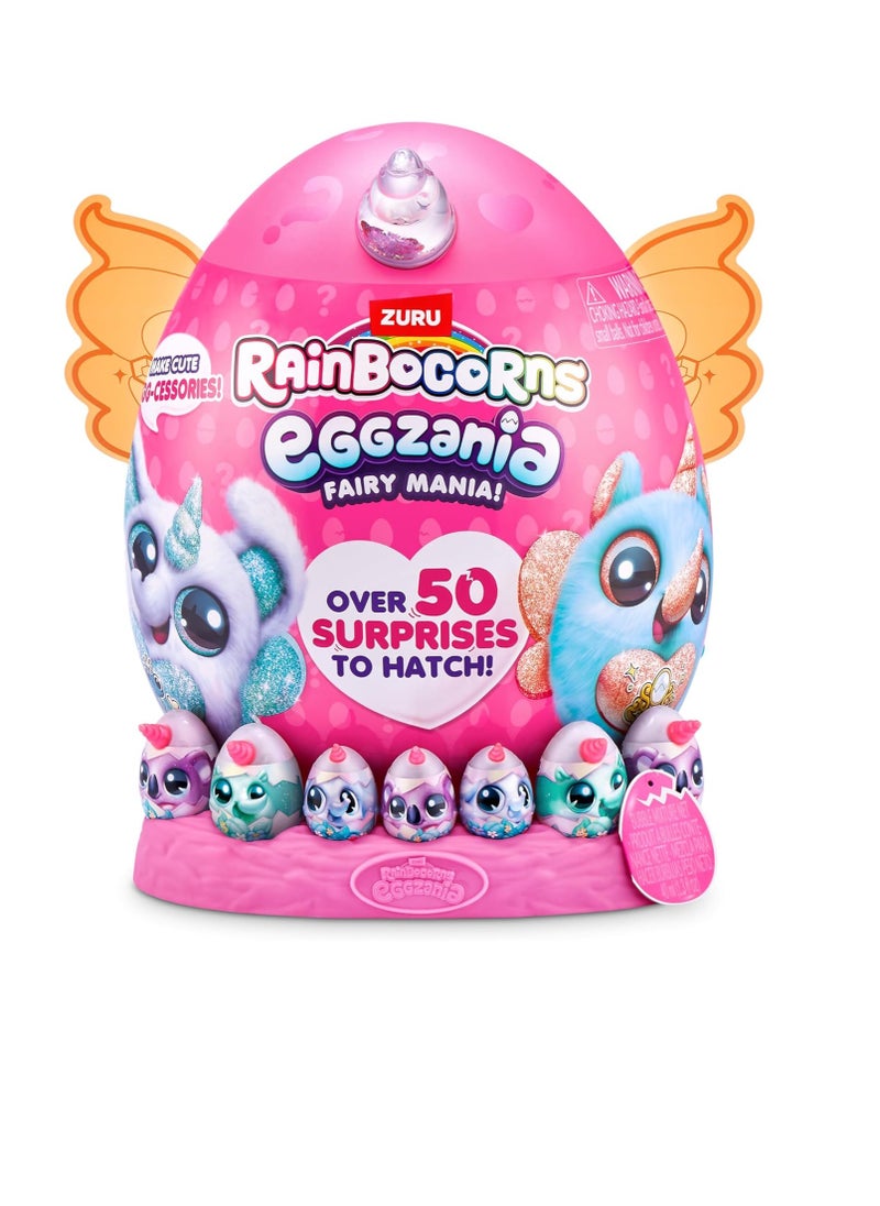 Rainbocorns EGGZANIA Fairy Mania(Rhino) Series 1 Plush Soft Assorted