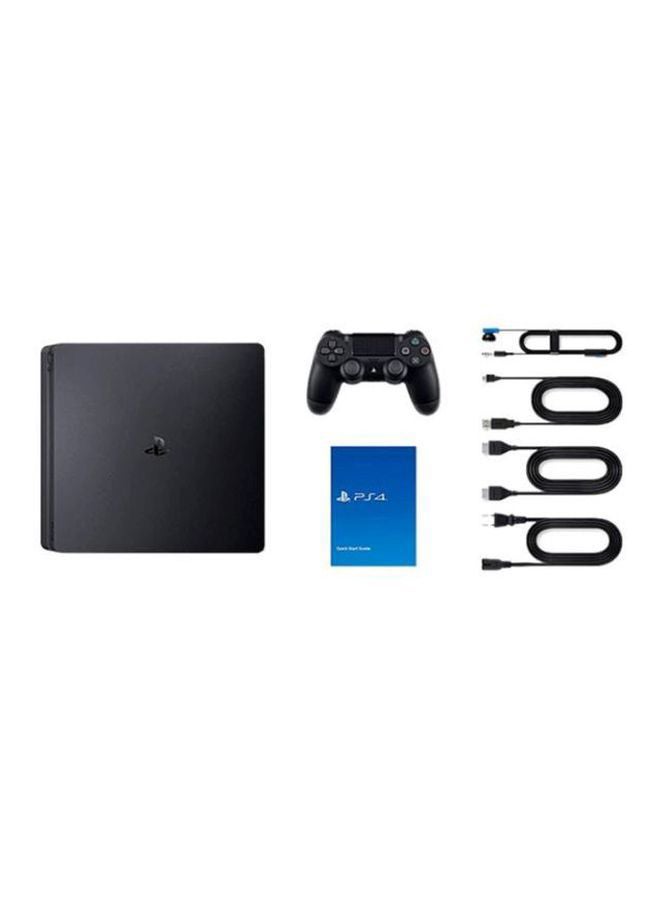 PlayStation 4 Slim 1TB Console With 2 Dualshock 4 Wireless Controller - International Version