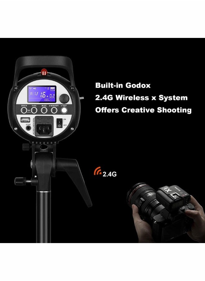 Godox SK400II V Studio Flash | 400Ws Power with LED Modeling Lamp | Powerful Lighting for Professional Photography, Studio & Outdoor Shoots