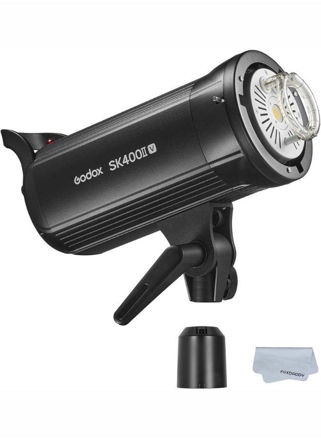 Godox SK400II V Studio Flash | 400Ws Power with LED Modeling Lamp | Powerful Lighting for Professional Photography, Studio & Outdoor Shoots