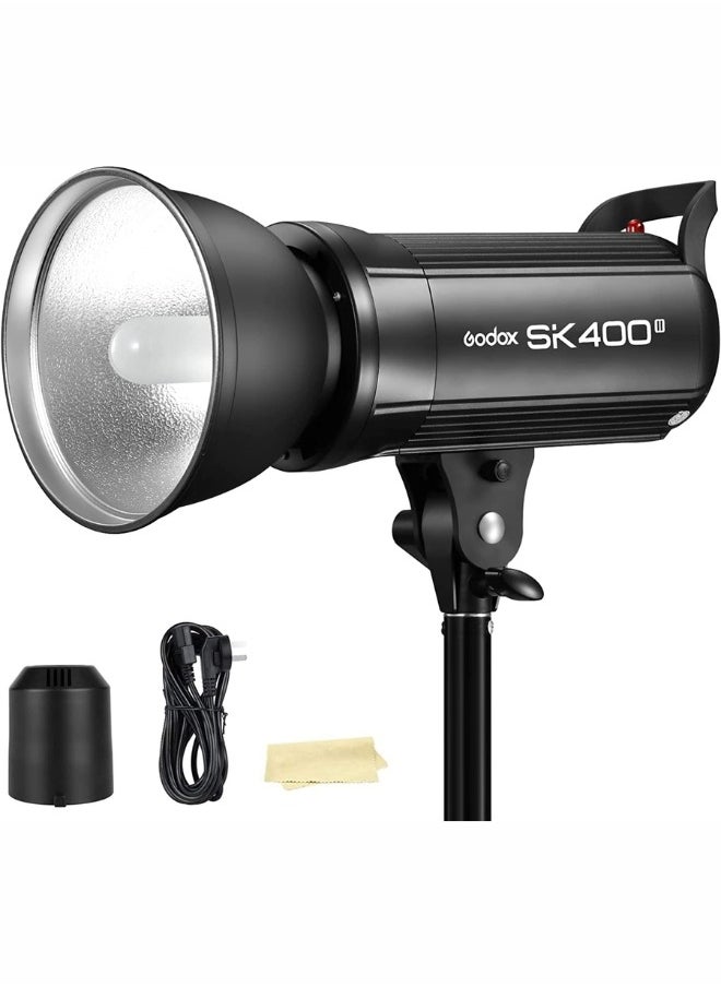 Godox SK400II V Studio Flash | 400Ws Power with LED Modeling Lamp | Powerful Lighting for Professional Photography, Studio & Outdoor Shoots