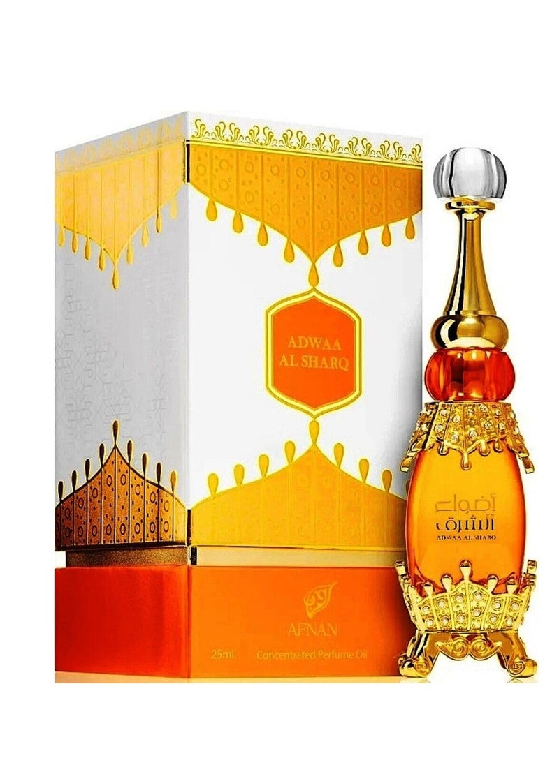 Adwaa Al Sharq Unisex Concentrated Perfume Oil, 25 ML