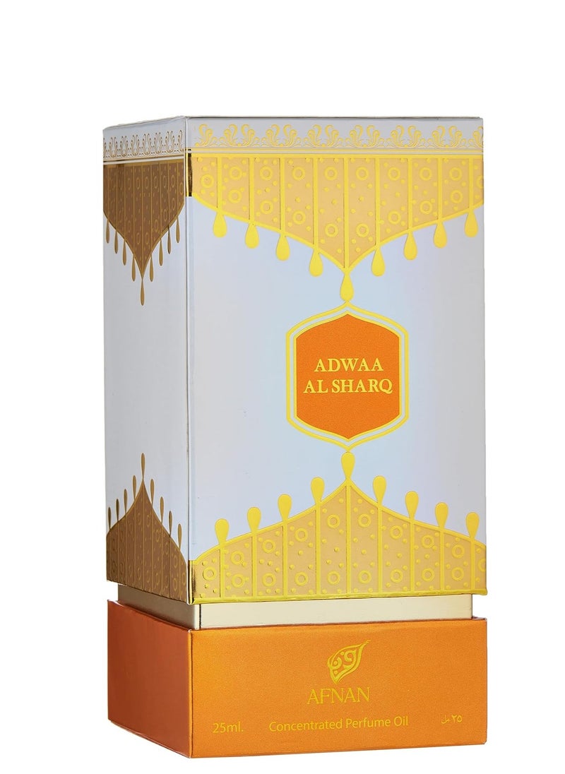 Adwaa Al Sharq Unisex Concentrated Perfume Oil, 25 ML