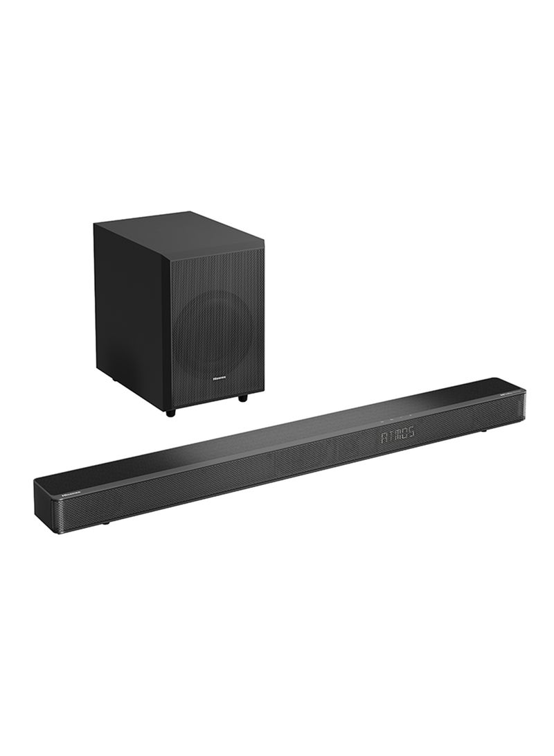 3.1.2 Channel 360W Dolby Atmos Soundbar With Wireless Subwoofer And Up Firing Speakers, HDM1 ARC 2.1/USB/AUX/Optical AX3120G Black