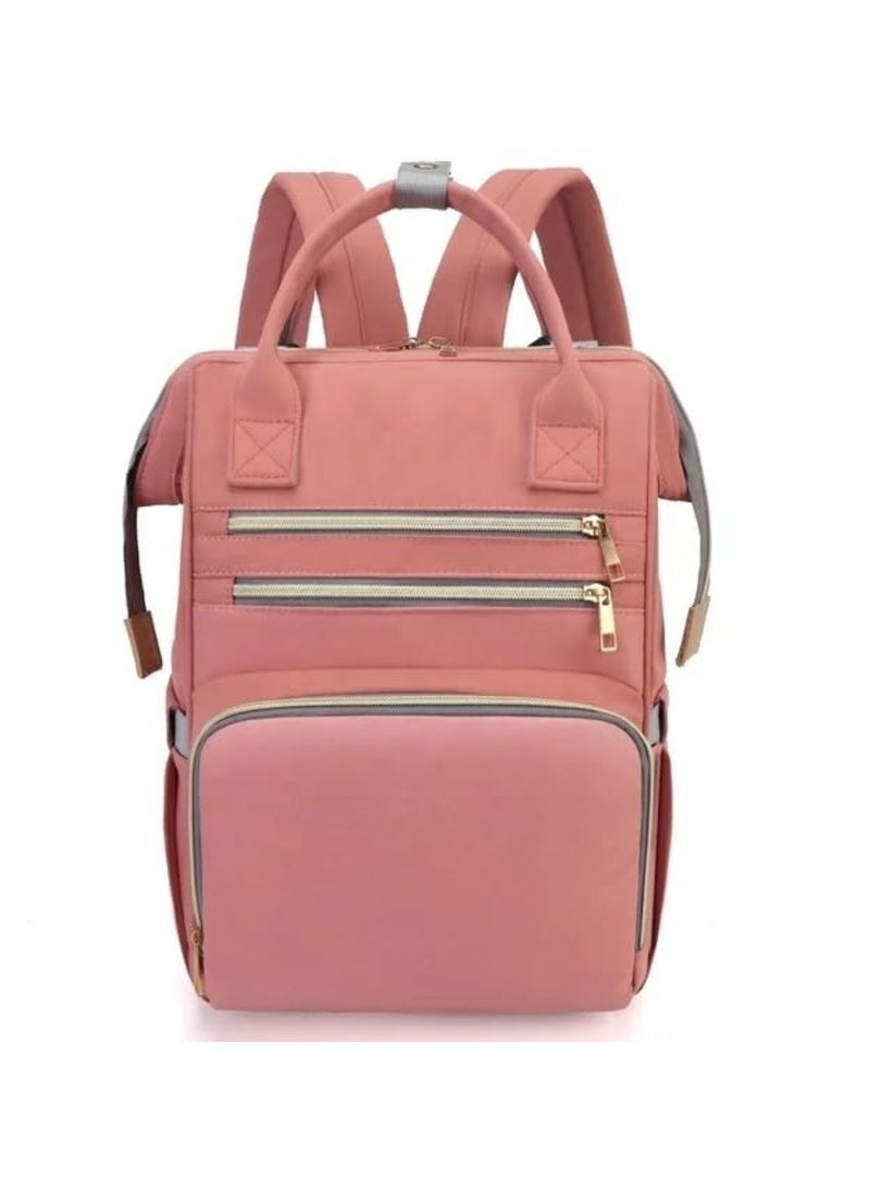 Chic & Spacious Pink Mums Baby Travel Bag