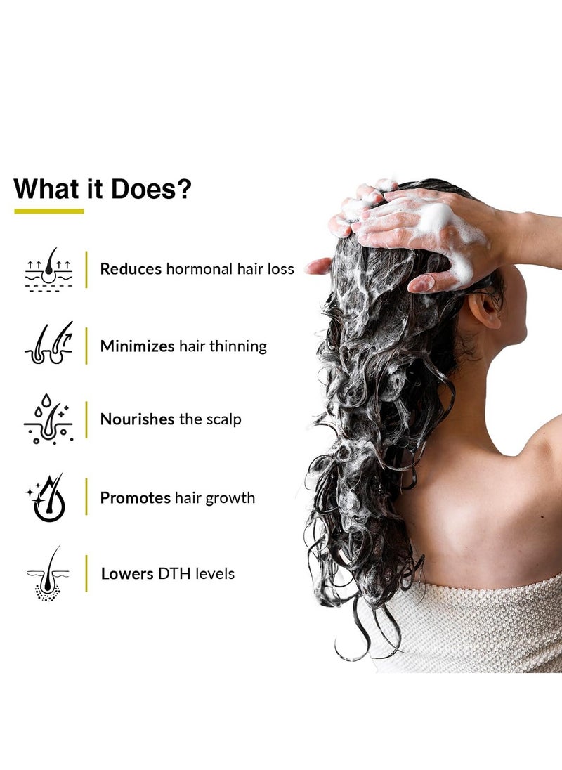 Fixderma Kairfoll Red Onion Shampoo with Castor Oil for Hair Growth | Femme Specifique Shampoo for PostPartum & Menopause| Biotin Shampoo | Shampoo for Women| Sulphate and Paraben free Shampoo - 200ml