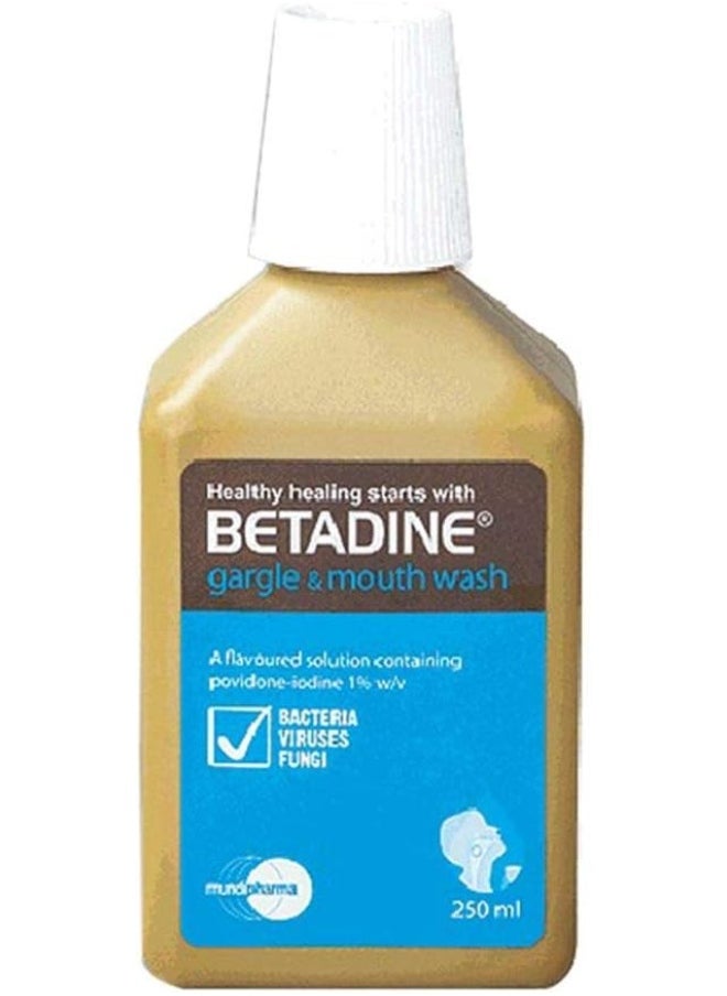 Betadine Mouth Gargle, 250 ml