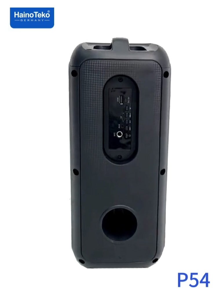 Haino Teko P54 Wireless Speaker with Microphone RGB Lighting and High-Quality Sound
