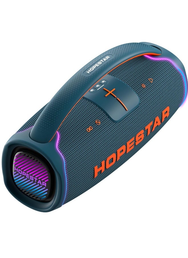 300W Portable Bluetooth Speaker with Big Bass, Karaoke Mic, IPX6 Waterproof, 27000mAh Battery, TWS Stereo Pairing, LED Lights & Handle – Ultimate Outdoor Party Speaker for Karaoke, Camping, and Events