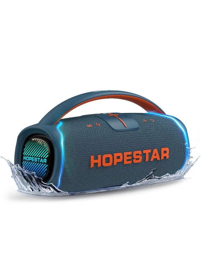 300W Portable Bluetooth Speaker with Big Bass, Karaoke Mic, IPX6 Waterproof, 27000mAh Battery, TWS Stereo Pairing, LED Lights & Handle – Ultimate Outdoor Party Speaker for Karaoke, Camping, and Events