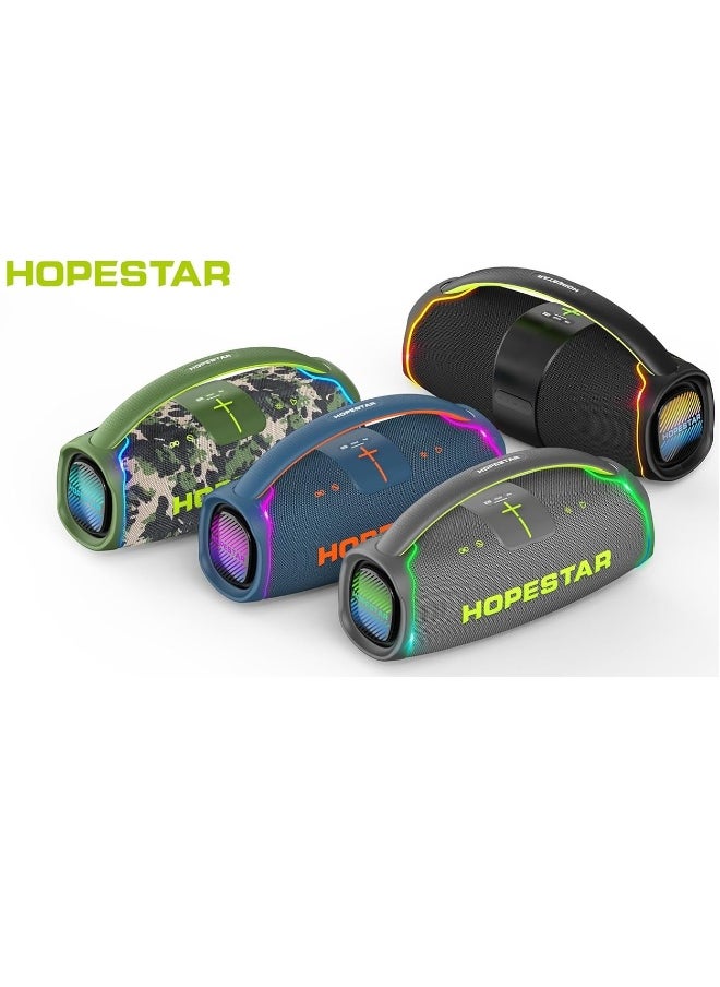 A65 300W Portable Bluetooth Speaker – Big Bass, Karaoke Mic, IPX6 Waterproof, 30000mAh Battery, TWS Stereo, LED Lights & Handle – Perfect for Parties, Camping, and Outdoor Adventures