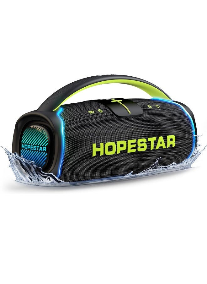 A65 300W Portable Bluetooth Speaker – Big Bass, Karaoke Mic, IPX6 Waterproof, 30000mAh Battery, TWS Stereo, LED Lights & Handle – Perfect for Parties, Camping, and Outdoor Adventures