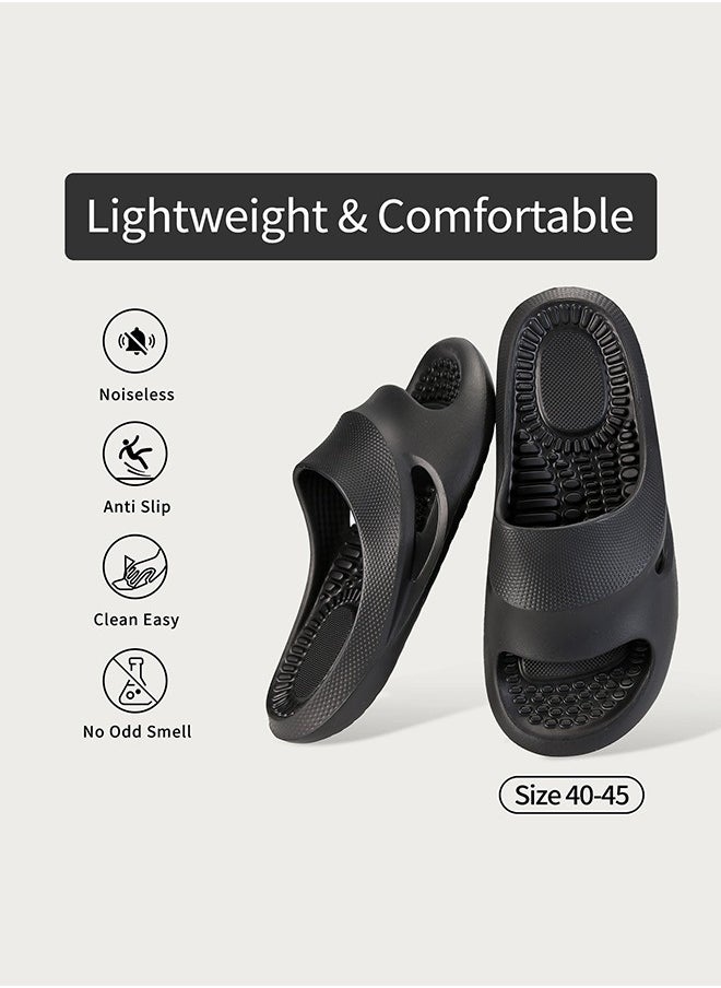 Massage Bathroom Slippers For Men and Women Non-Slip Quick Drying Shower Shoes Comfortable And Soft Sole Slide On Sandal