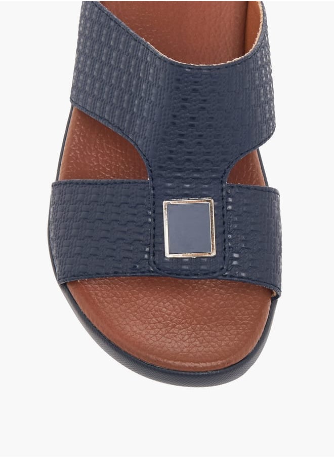 Boys Textured Slip-On Arabic Sandals