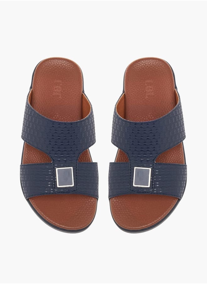 Boys Textured Slip-On Arabic Sandals