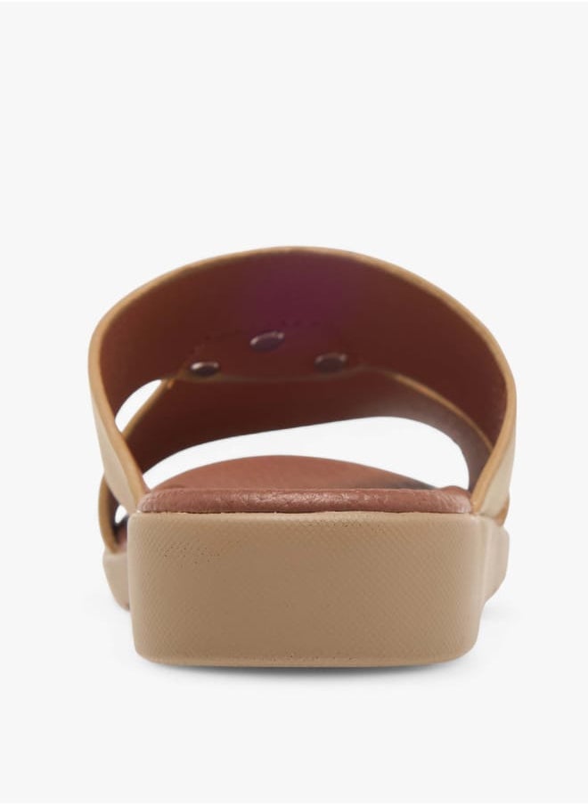 Boys Textured Slip-On Arabic Sandals