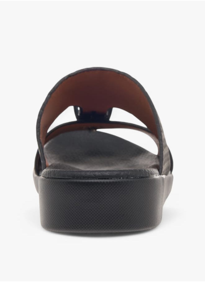 Boys Buckle Accent Slip-On Arabic Sandals