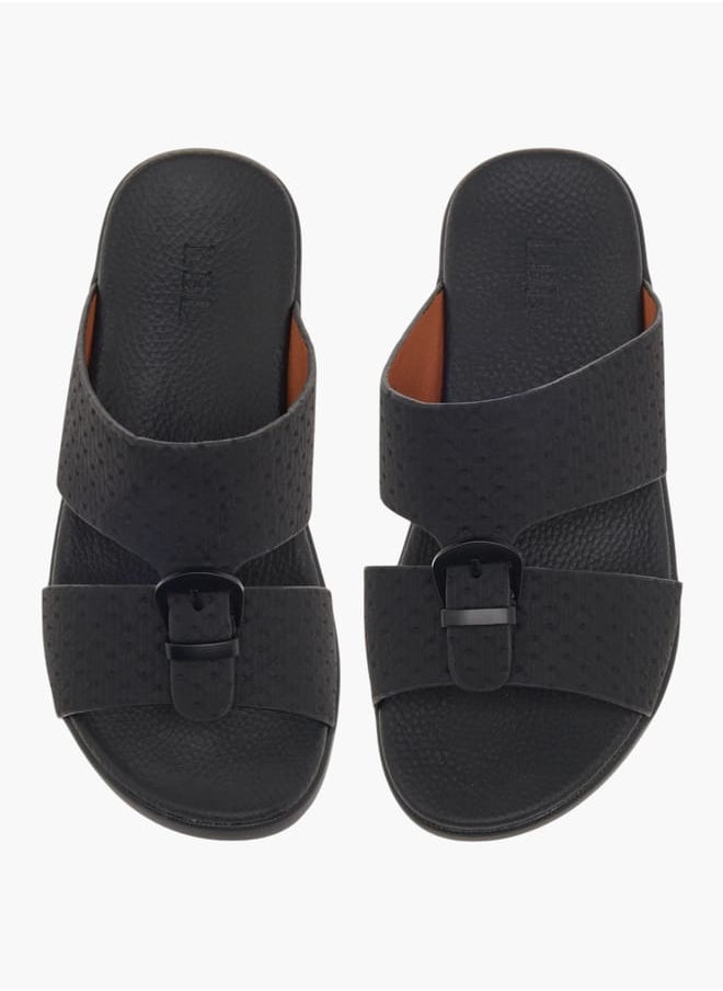Boys Buckle Accent Slip-On Arabic Sandals