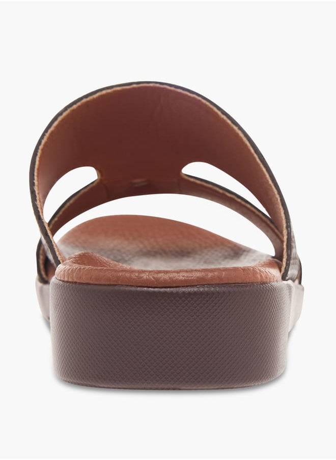 Boys Textured Slip-On Arabic Sandals