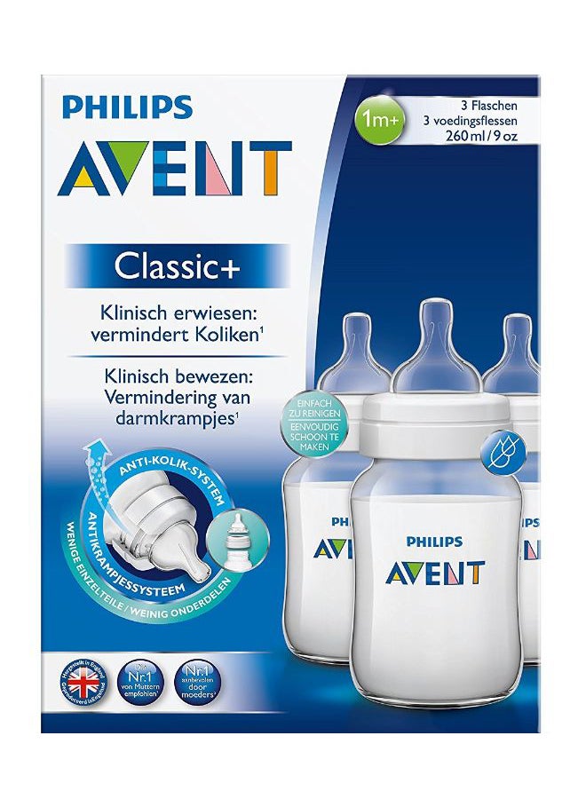 Philips Avent Classic Plus Bottle 125Ml - 3 Pack