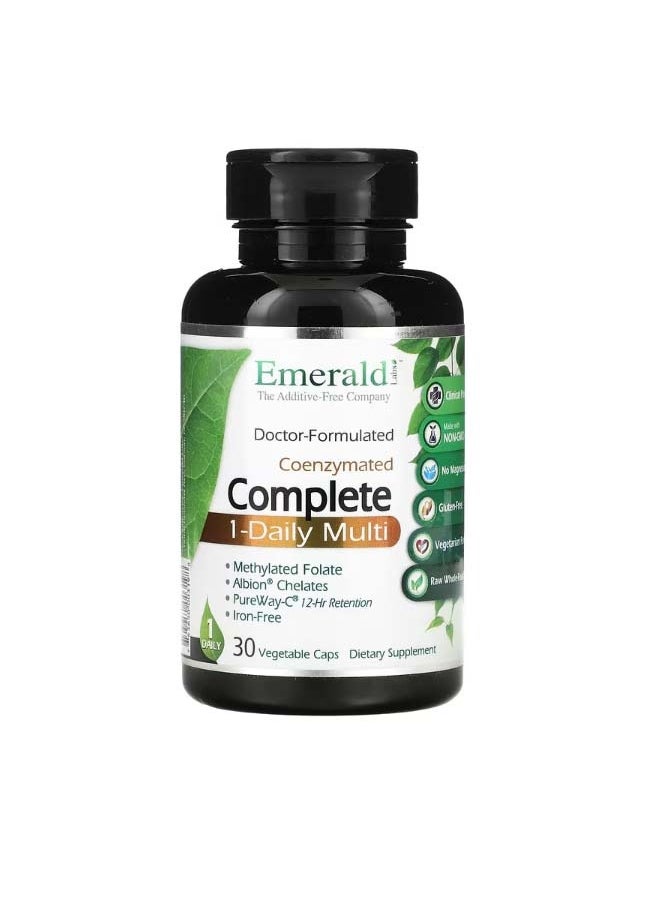 CoEnzymated Complete 1 Daily Multi 30 Vegetable Caps