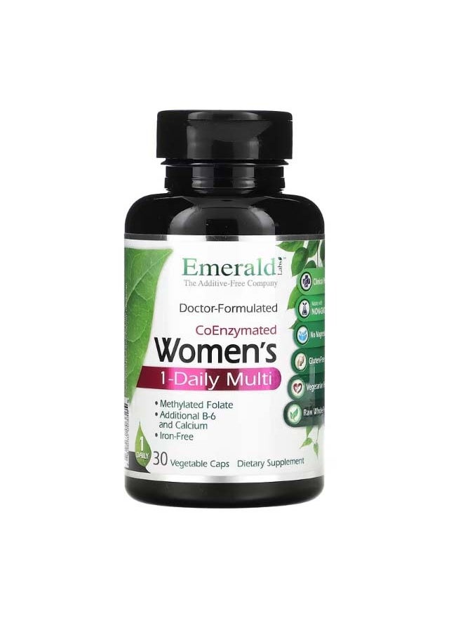 CoEnzymated Womens 1 Daily Multi 30 Vegetable Caps