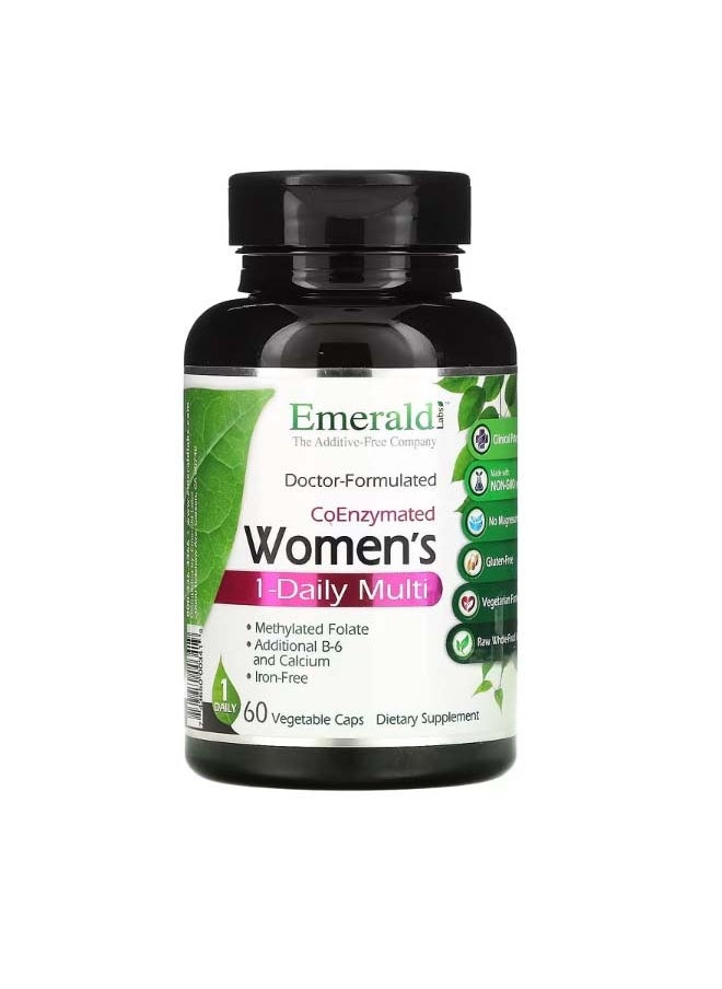 CoEnzymated Womens 1 Daily Multi 60 Vegetable Caps