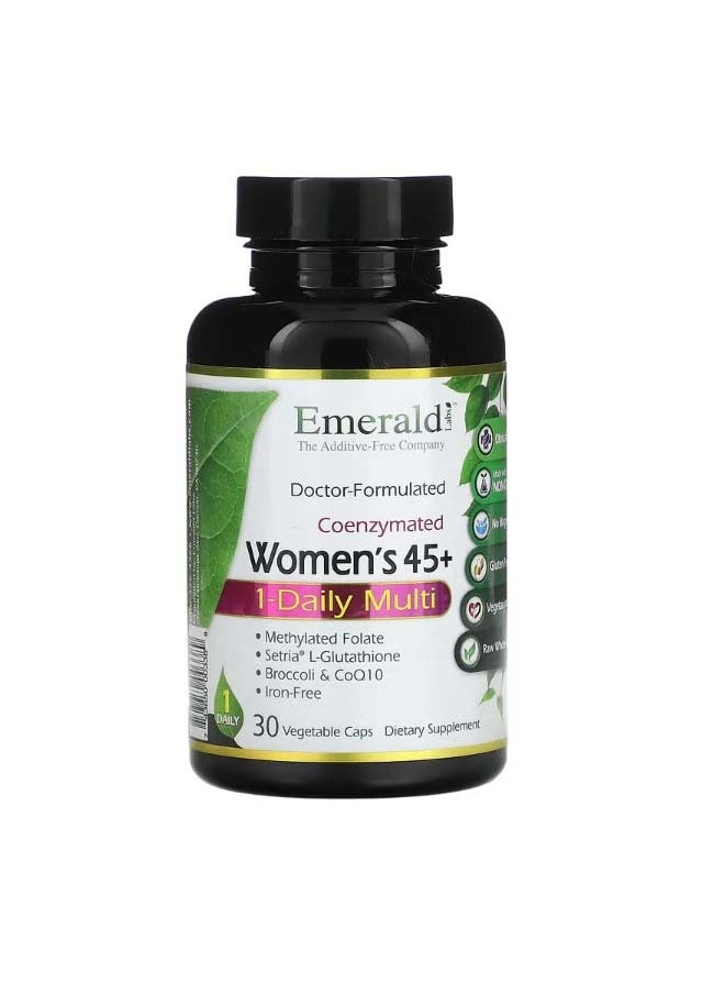 CoEnzymated Womens 45 1 Daily Multi 30 Vegetable Caps