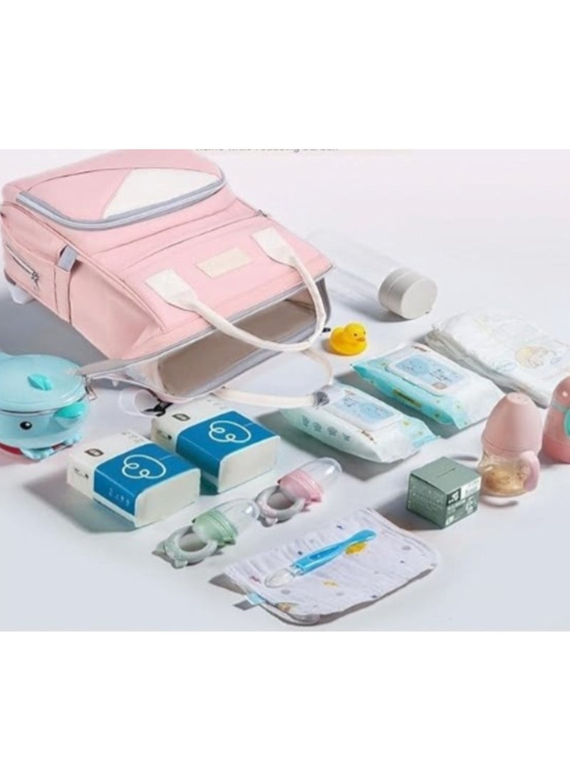 Pink Mum's Multi-Functional Baby Travel Backpack