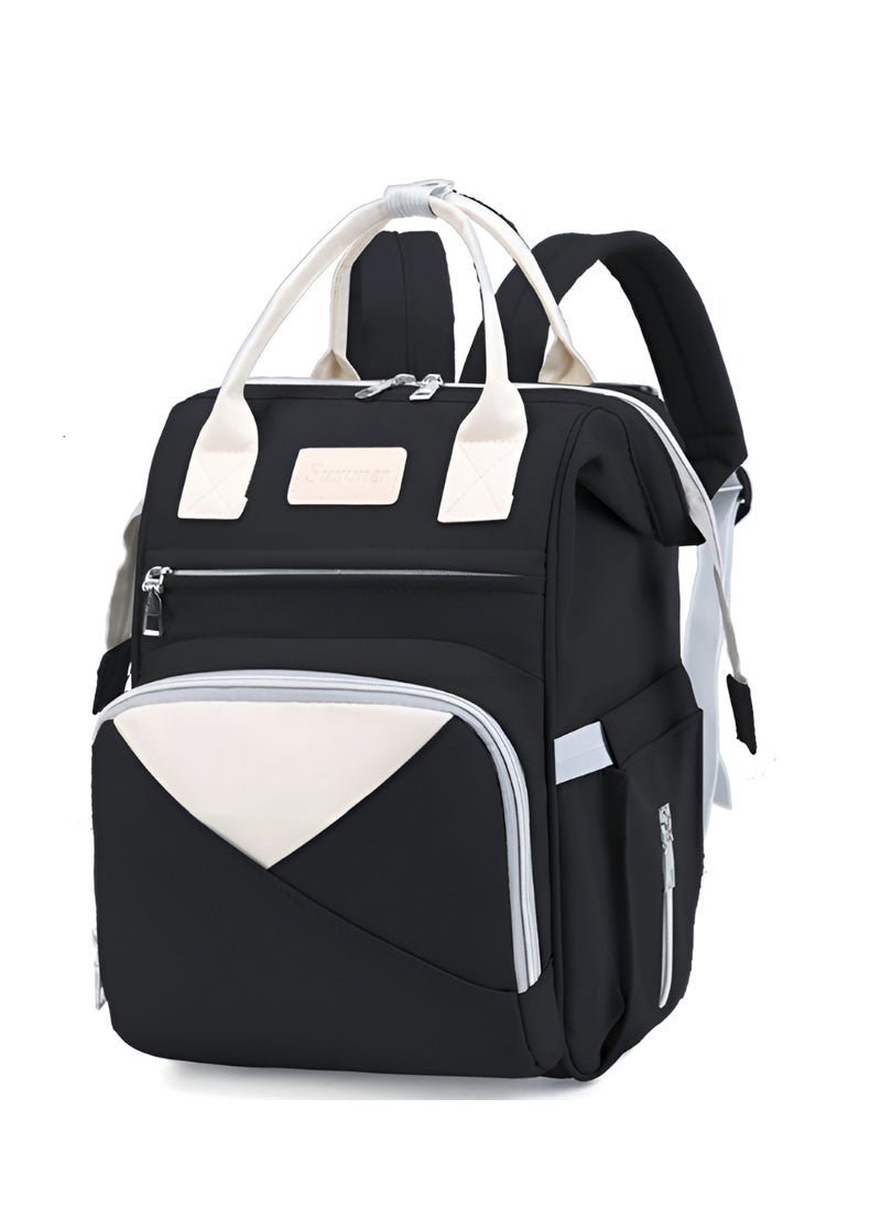 Black Mum's Multi-Functional Baby Travel Backpack