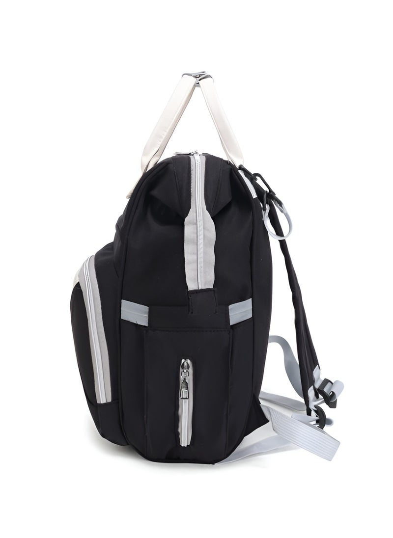 Black Mum's Multi-Functional Baby Travel Backpack
