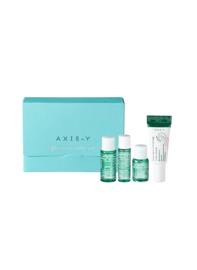 The Mini Glow Set
- Quinoa One-Step Balanced Gel Cleanser 8Ml
- Daily Purifying Treatment Toner 5Ml
- Artichoke Intensive Skin Barrier Ampoule 5Ml
- Dark Spot Correcting Glow Serum 5Ml
- Sticker And Gift Card