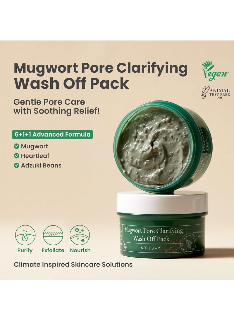 Mugwort Pore Clarifying Wash Off Pack 100Ml