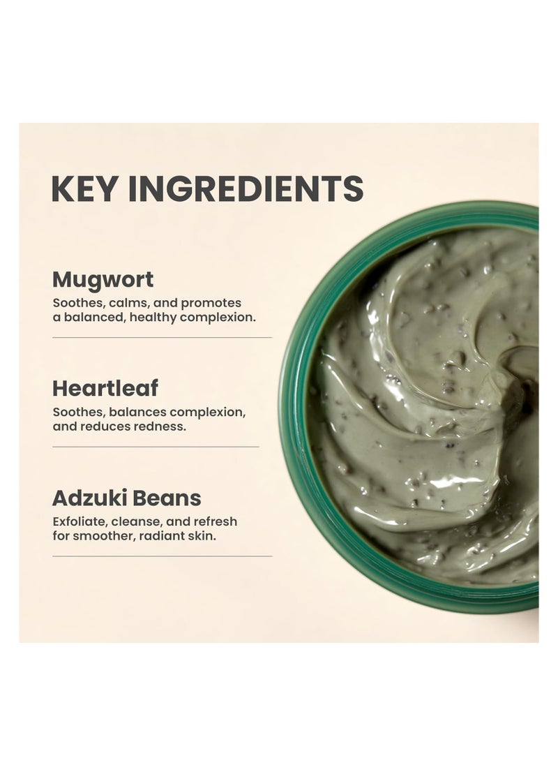 Mugwort Pore Clarifying Wash Off Pack 100Ml