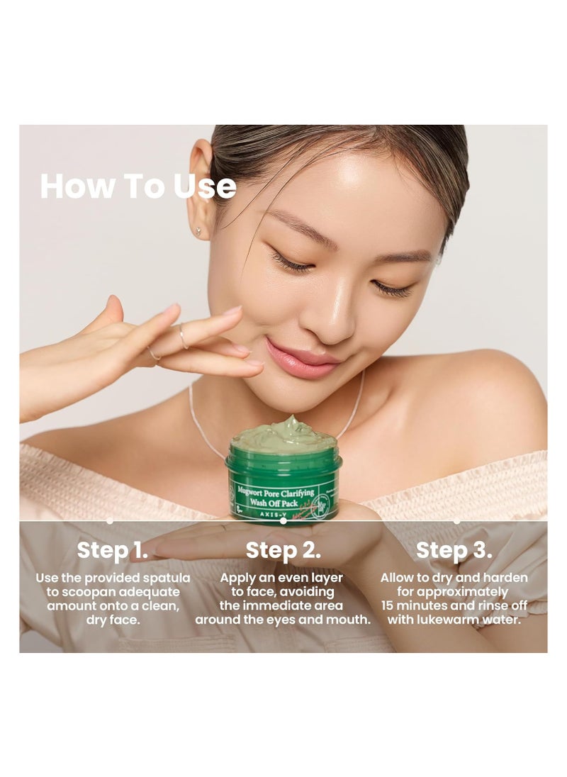 Mugwort Pore Clarifying Wash Off Pack 100Ml