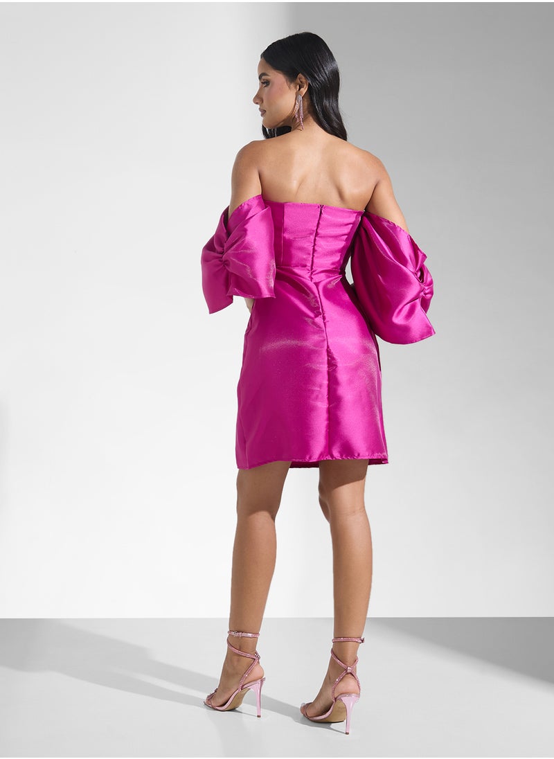 Off-Shoulder Mini Dress