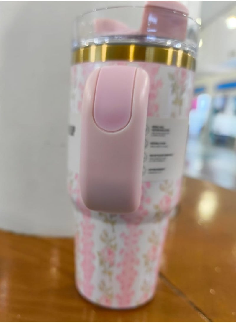 Quencher H2.0 Flow State Stainless Steel Vacuum Insulated Tumbler with Lid and Straw for Water, Iced Tea or Coffee, Smoothie and More, 14 oz