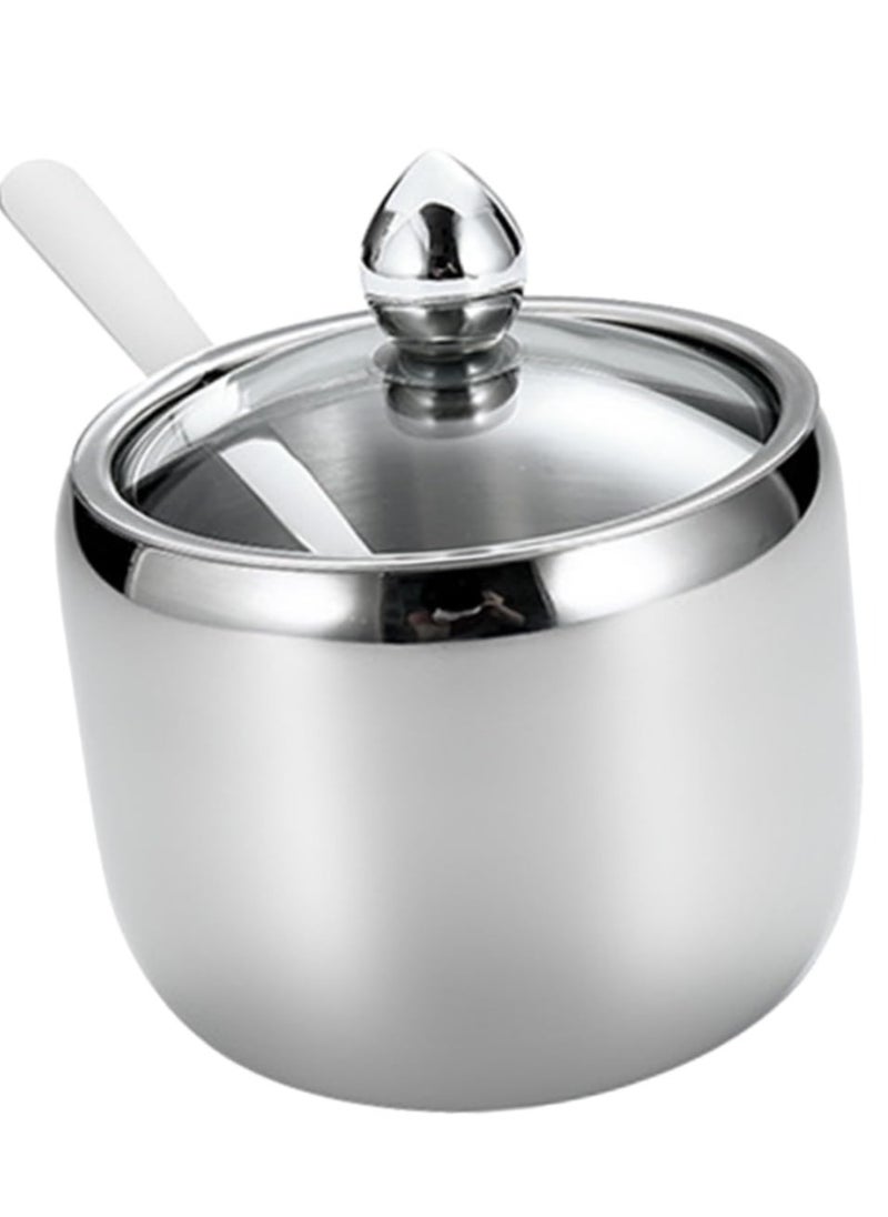 Spice Jar and Containers with Lids Stainless Steel Small Spice Containers for Sugar Kitchen Seasoning Jars