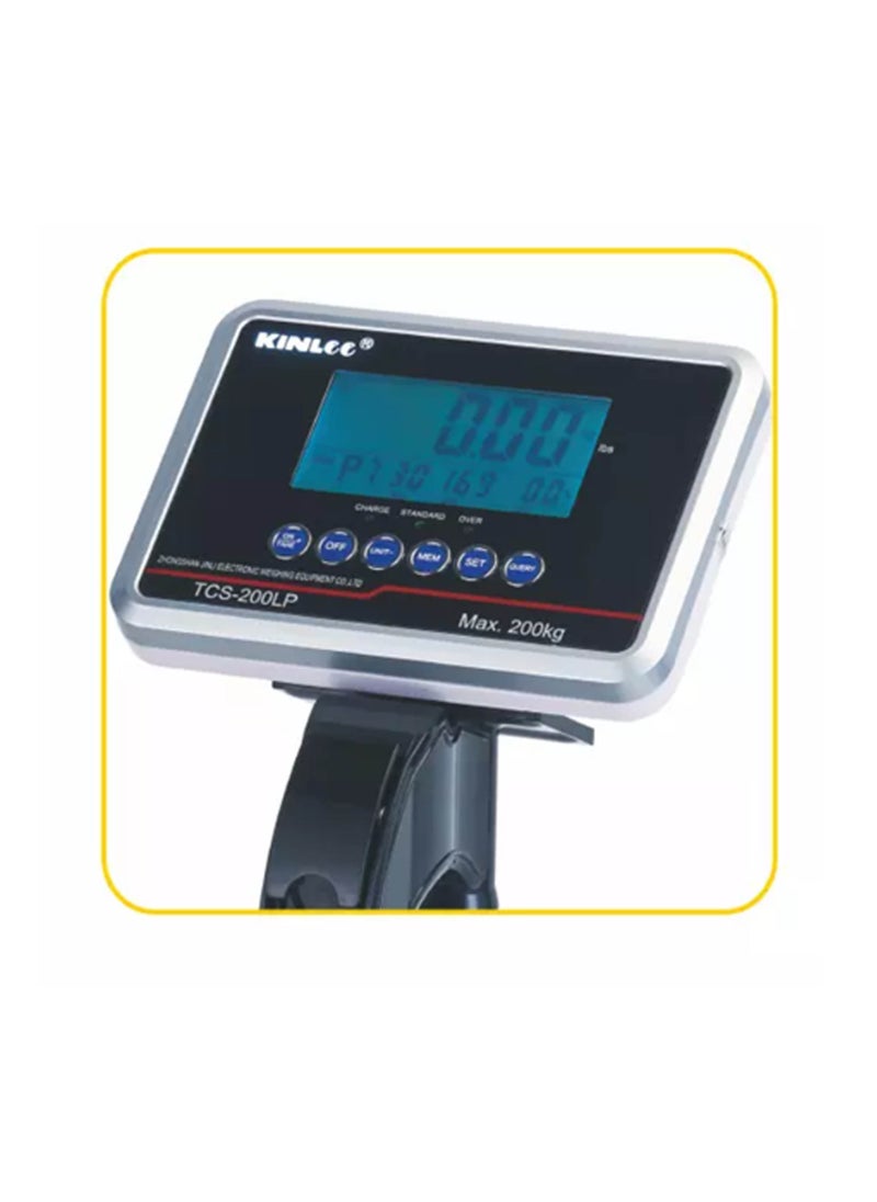 KinLee TCS Digital Platform Scale with BMI+LCD Display With Height Rod Model
