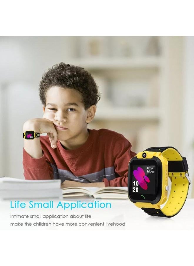 Nabi Watch for Kids for 3-12 Year Kids,Touch Screen, Voice Chat Camera, Long Battery Life, Water Resistance Best Gift for Kids,Smart Watch for Boys & Girls(Yellow)