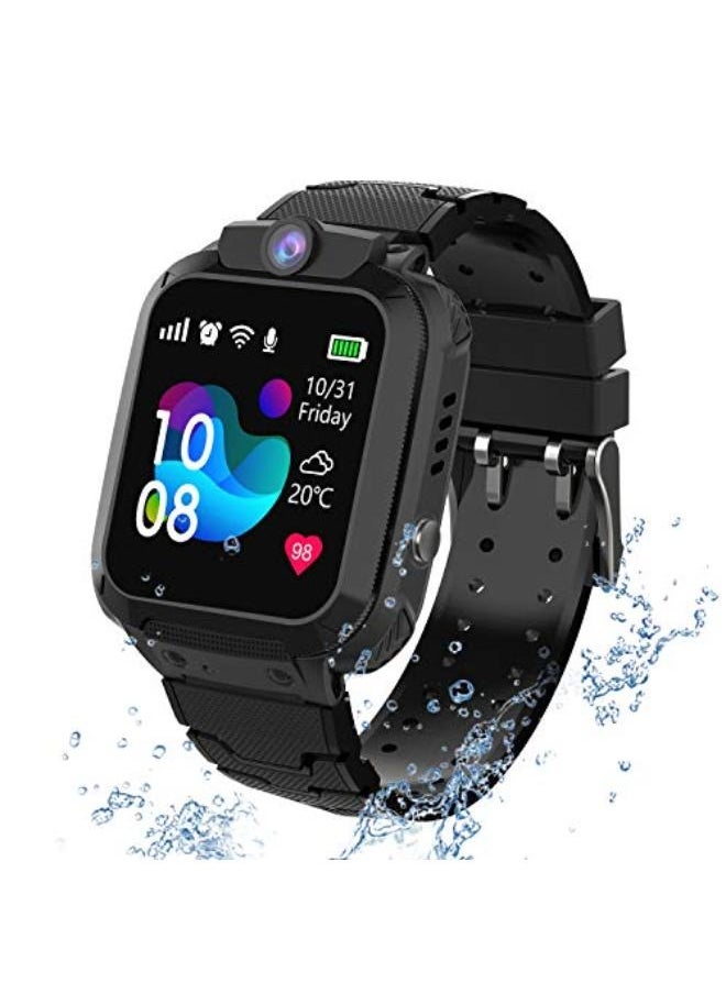 Nabi Watch for Kids for 3-12 Year Kids,Touch Screen, Voice Chat Camera, Long Battery Life, Water Resistance Best Gift for Kids,Smart Watch for Boys & Girls(Black)